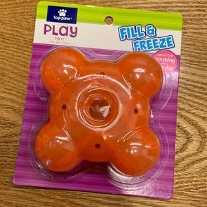 Fill and freeze dog toy